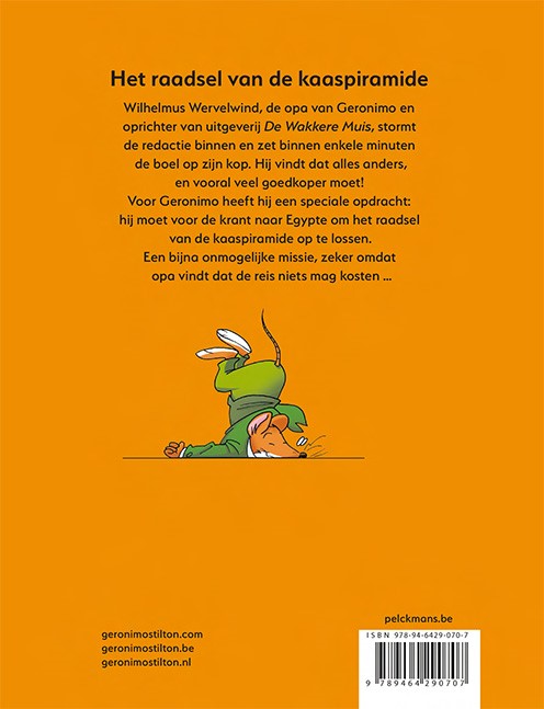 Het raadsel van de kaaspiramide achterkant