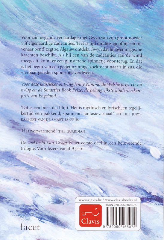 De Zoektocht Van Gwyn achterkant