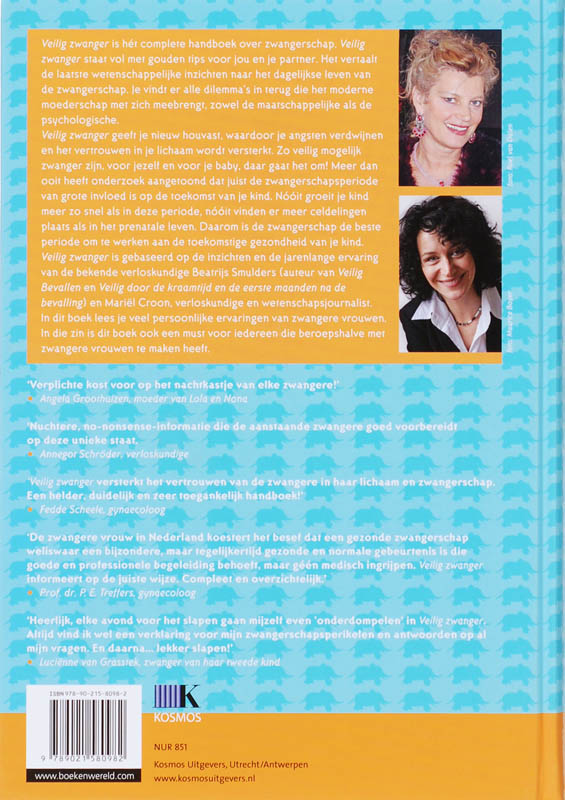 Veilig zwanger / Veilig-serie achterkant