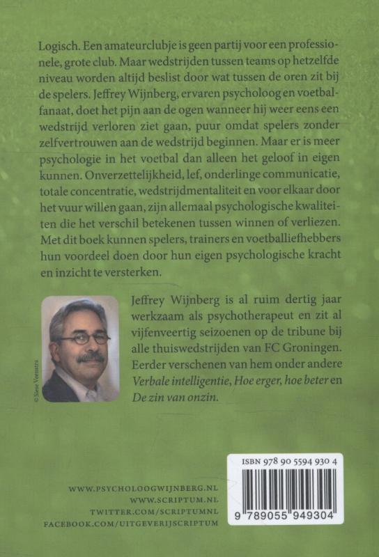Voetbal is psychologie achterkant