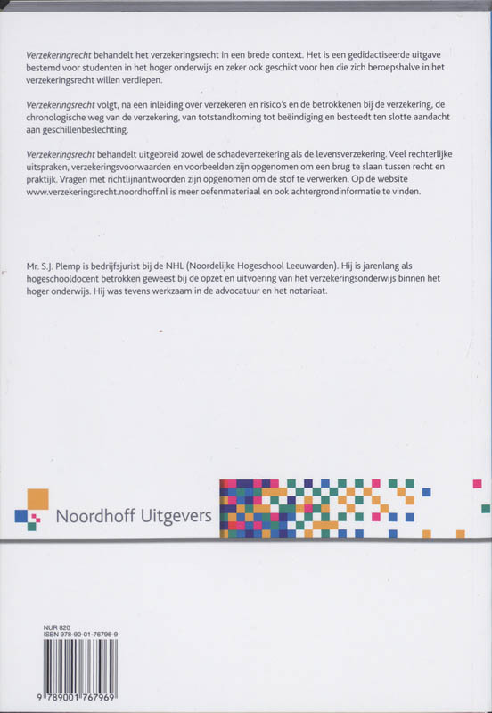 Verzekeringsrecht achterkant