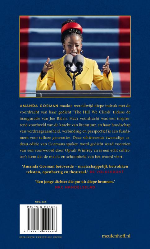 The Hill We Climb achterkant