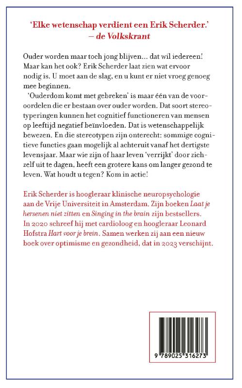 Oud worden, jong blijven achterkant