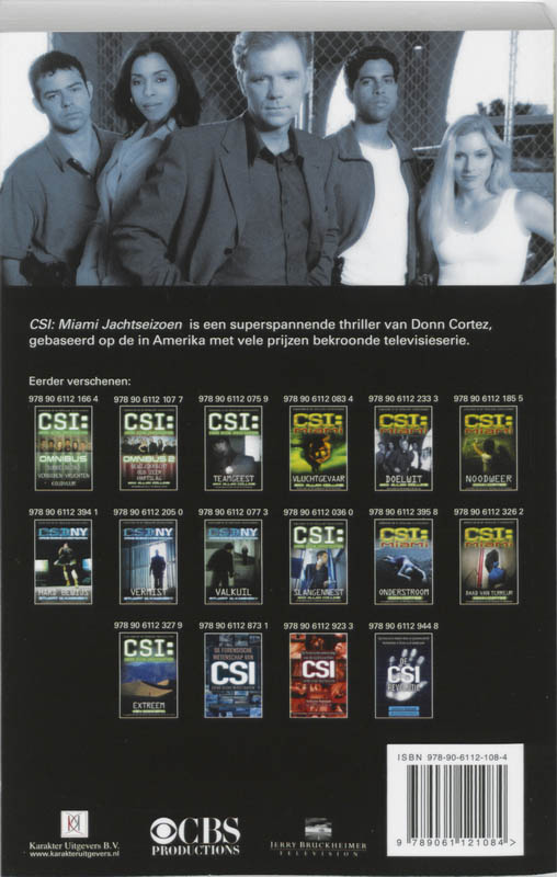 CSI: Miami: Jachtseizoen achterkant