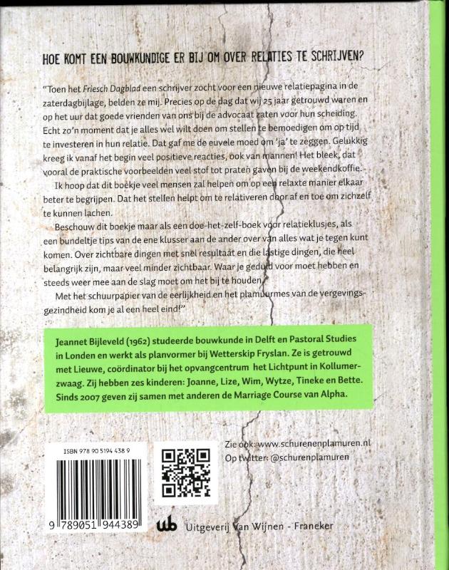 Schuren en plamuren achterkant