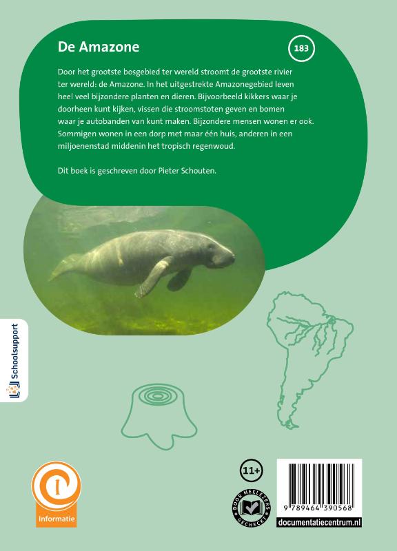 De Amazone / Informatie 9-1 achterkant