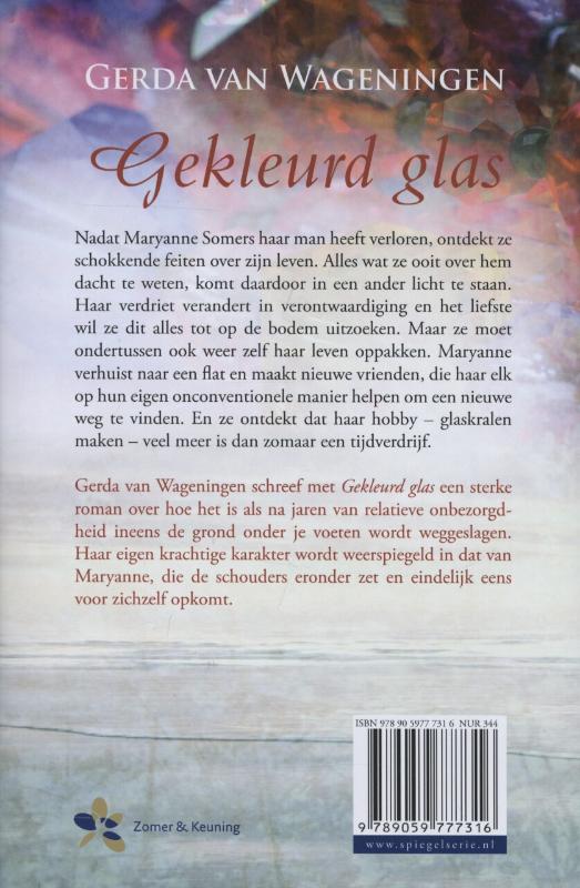 Gekleurd glas / Spiegelserie achterkant