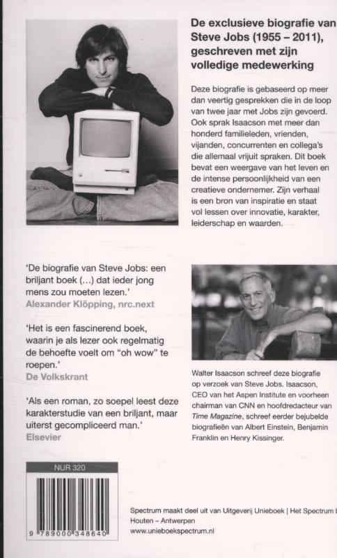 Steve Jobs achterkant