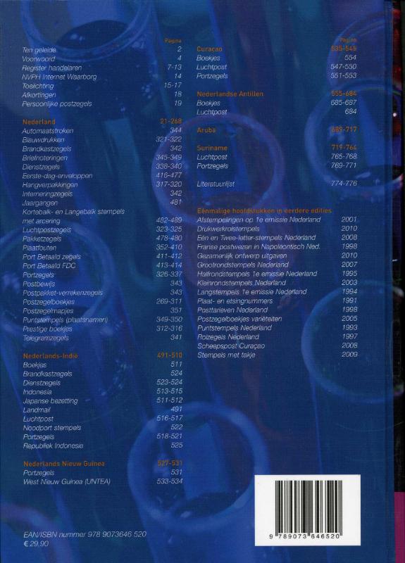 Speciale Catalogus achterkant