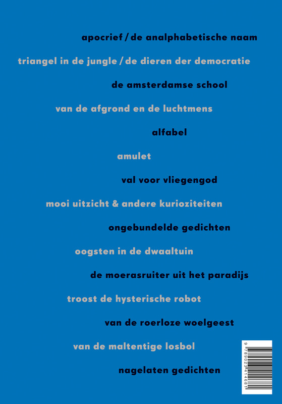 Verzamelde gedichten achterkant