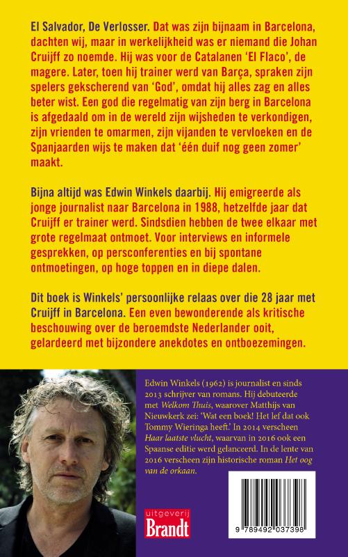 Johan Cruijff in Barcelona achterkant