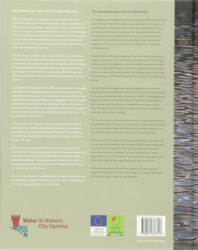 Water in Historic City Centres achterkant