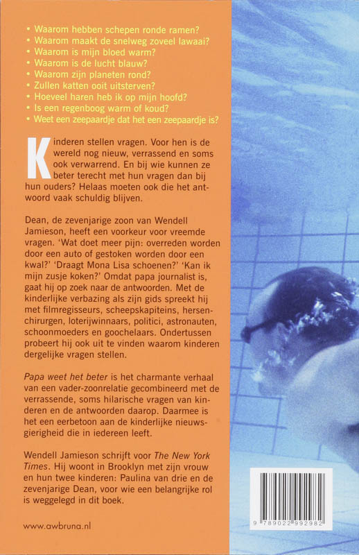 Papa Weet Het Beter achterkant