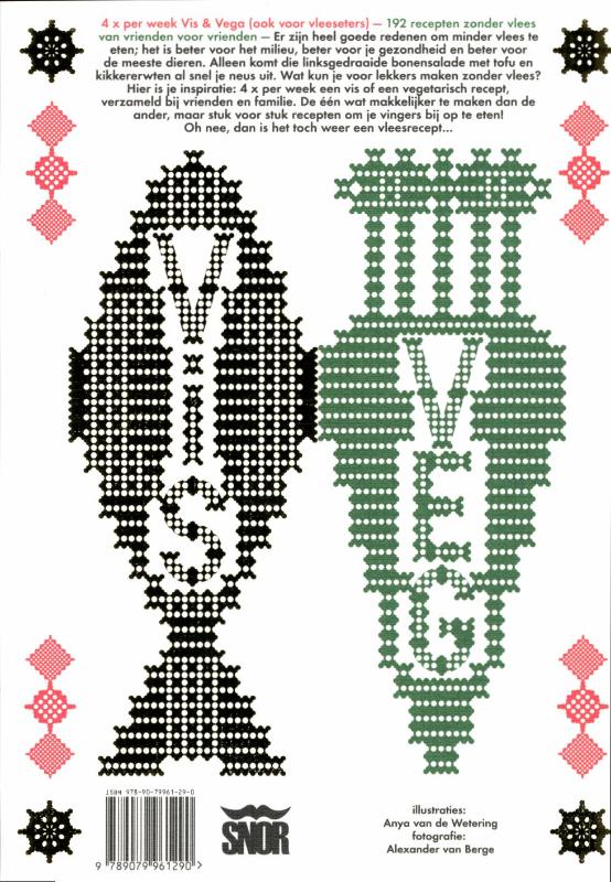 Vis en Vega achterkant