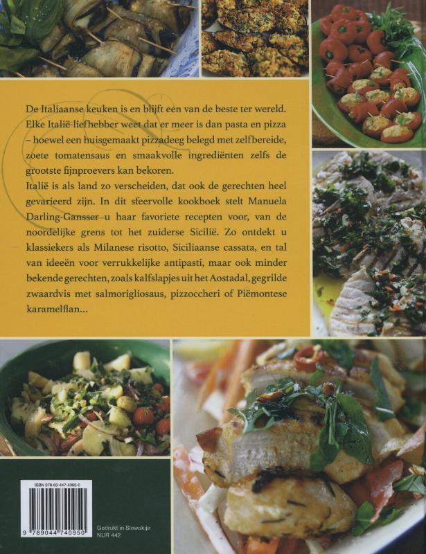 De echte Italiaanse keuken achterkant