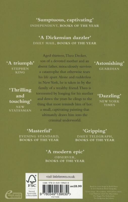 The Goldfinch achterkant