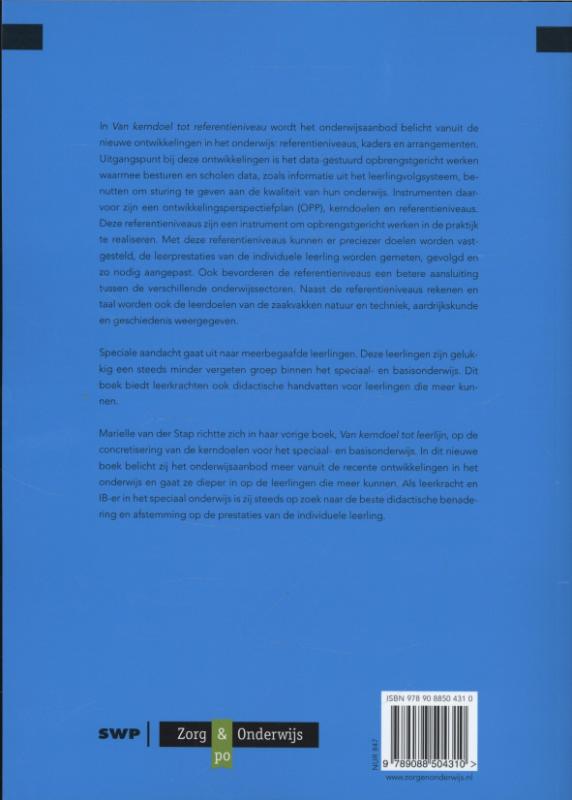 Van kerndoel tot referentieniveau achterkant