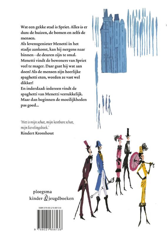 Spaghetti van Menetti achterkant