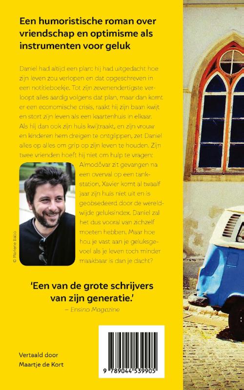 Geluk op schaal achterkant