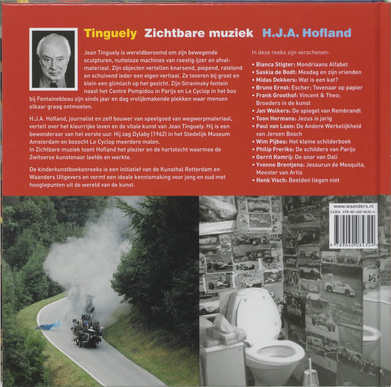 Jean Tinguely / Kinder-kunstboek achterkant