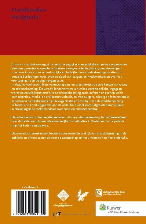 Crisis / Handboeken Veiligheid achterkant