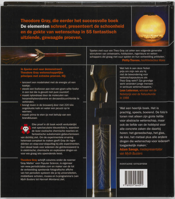 Spelen met vuur achterkant