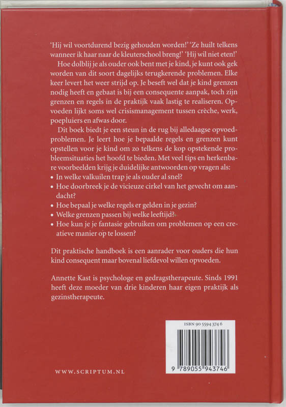 Ieder kind heeft grenzen nodig achterkant