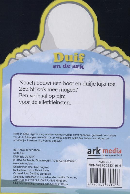 Duif en de ark achterkant