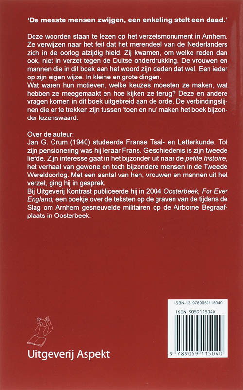 Wat bewoog u? achterkant