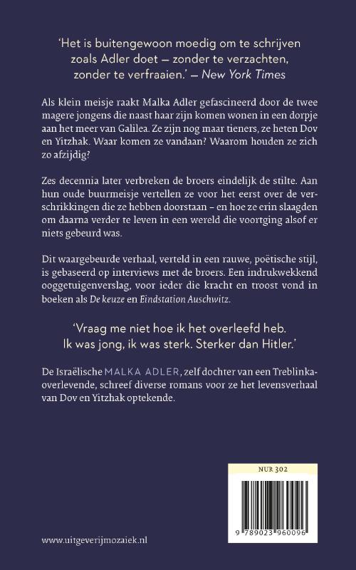 Twee broers uit Auschwitz achterkant