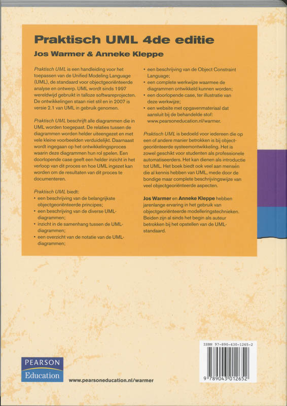 Praktisch UML achterkant