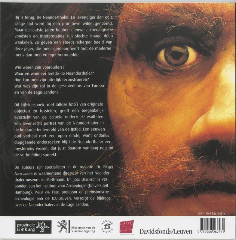 Neanderthalers In Europa achterkant