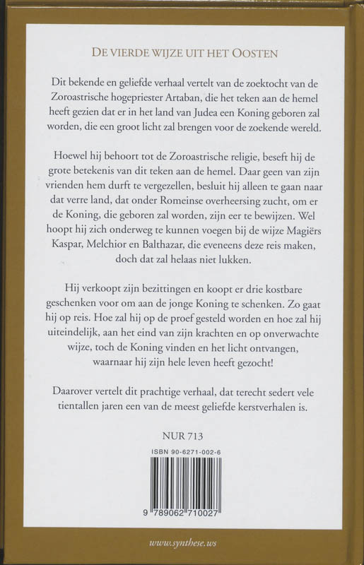 De vierde wijze uit het oosten achterkant