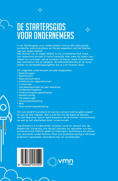 Startersgids voor ondernemers achterkant
