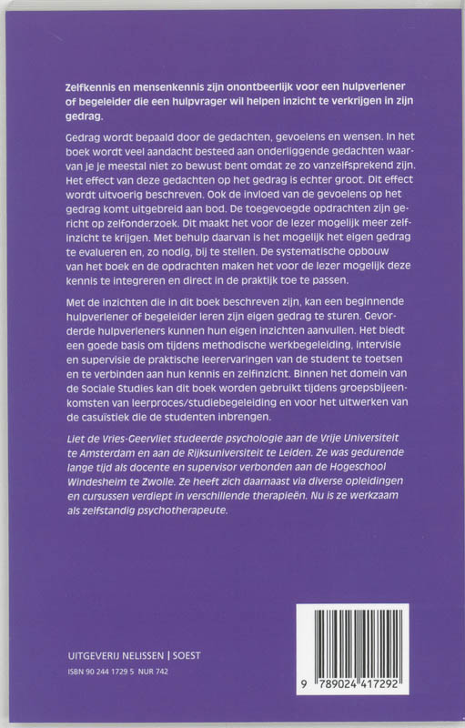 Weet wie je bent / PM-reeks achterkant