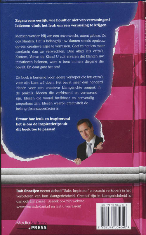 Verras De Klant ! achterkant