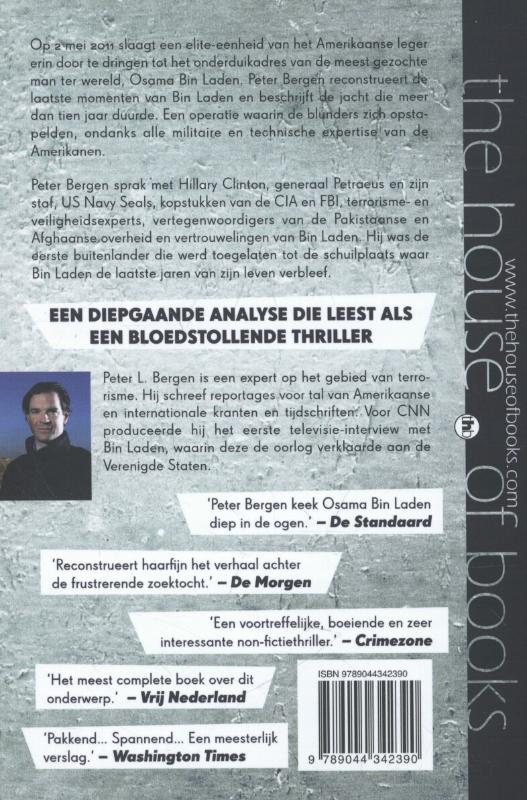 De jacht op Bin Laden achterkant