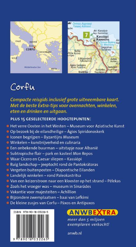 Corfu / ANWB Extra achterkant