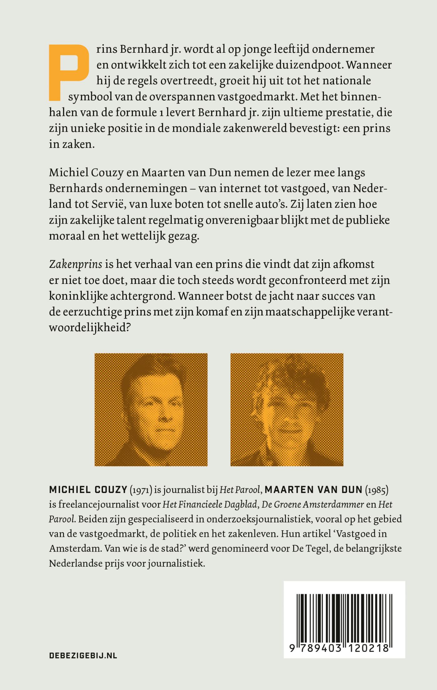 Zakenprins achterkant