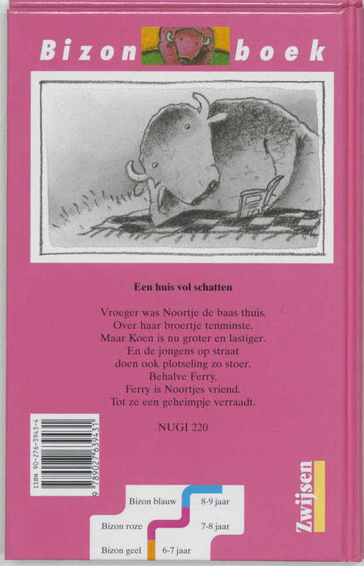 Een huis vol schatten / Bizon boek achterkant