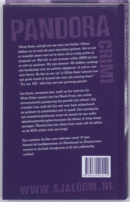 Moord In Zwart-Wit achterkant