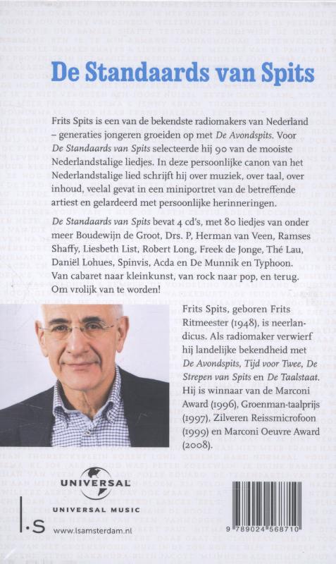 De Standaards van Spits + 4 cd's achterkant