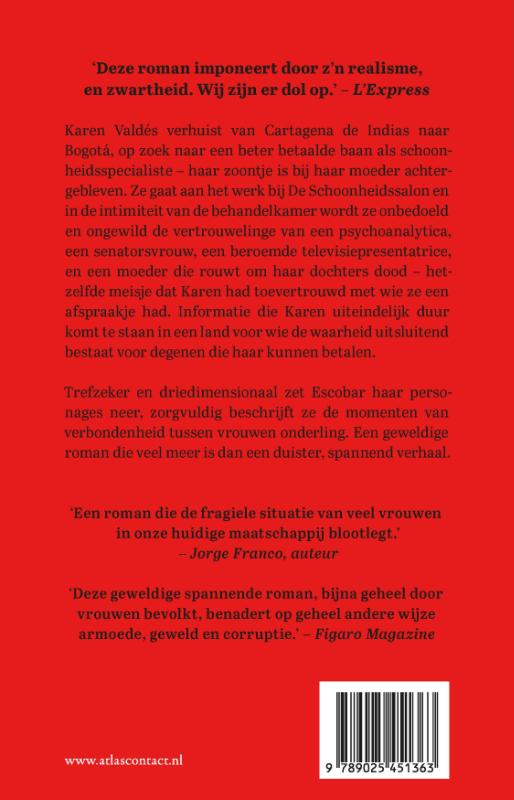 De schoonheidssalon achterkant