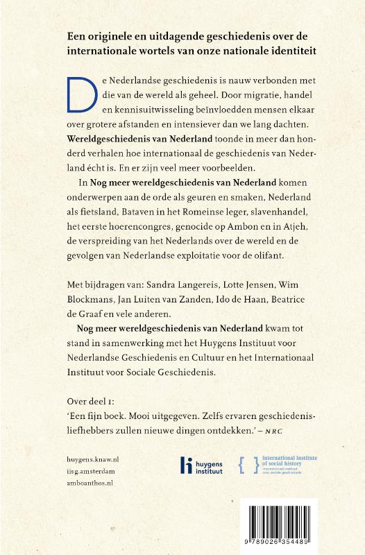 Nog meer wereldgeschiedenis van Nederland achterkant
