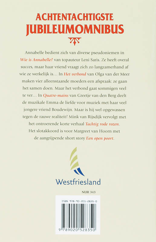 Achtentachtigste Jubileumomnibus achterkant