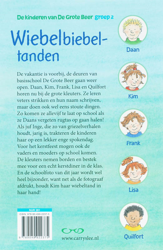 Wiebelbiebeltanden / De kinderen van De grote beer / 2 achterkant