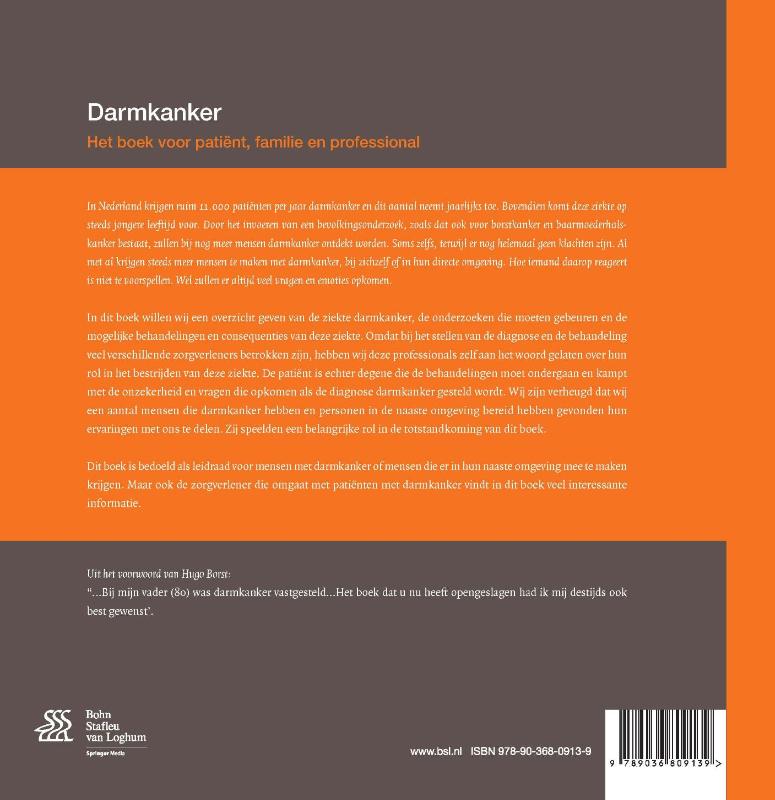 Darmkanker achterkant