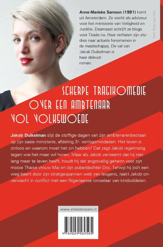 De val van Jakob Duikelman achterkant