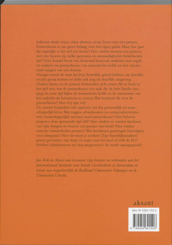 Genegenheid en gelegenheid achterkant