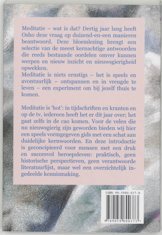 Meditatie, Wat Is Dat? achterkant